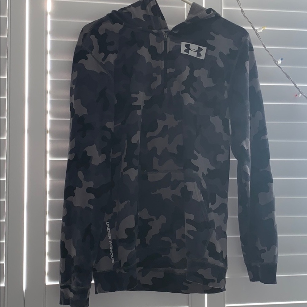 under armour quarter zip up sweatshirt